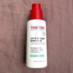 Thayers Let's Be Clear Water Cream Face Cream Combo to Oily Skin NIB